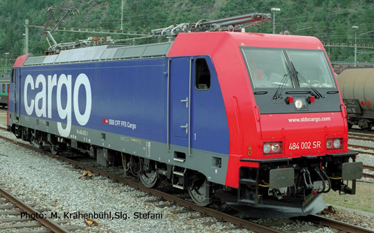 Electric locomotive Re 484 SBB Cargo livery<br /><a href='images/pictures/Roco/62501.jpg' target='_blank'>Full size image</a>